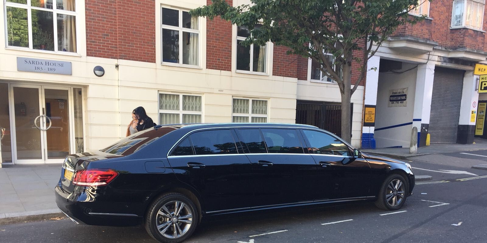 (NOW SOLD)2017 Mercedes limousine by Duffy. Crowndeed